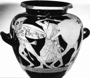 STAMNOS (ATHENIAN, RED-FIGURE)