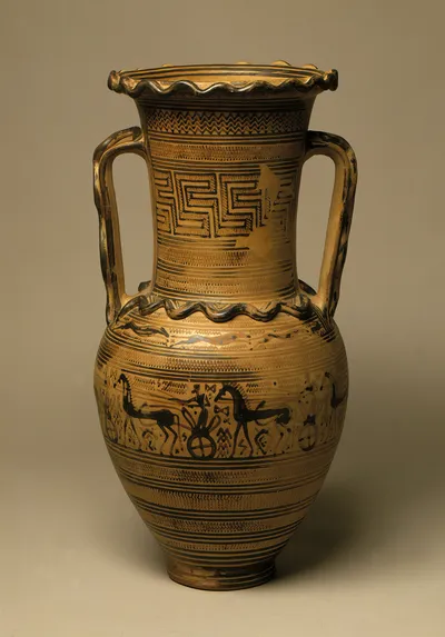 Geometrische Amphora (Attisch - geometrische Amphora)