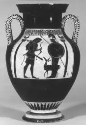 AMPHORA, BELLY, TYPE A (ATHENIAN, BLACK-FIGURE)