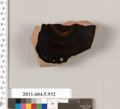 Terracotta fragment of a kylix (drinking cup)