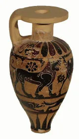 ARYBALLOS, POINTED (PROTOCORINTHIAN, BLACK-FIGURE)