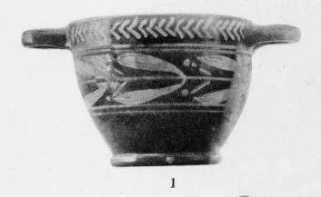 SKYPHOS (SOUTH ITALIAN, BLACK GLAZE)