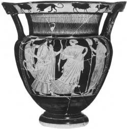 KRATER, COLUMN (ATHENIAN, RED-FIGURE)