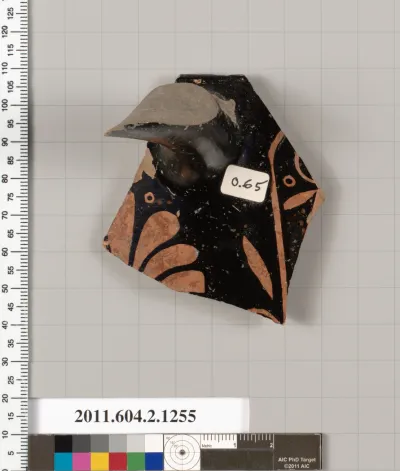 Terracotta fragment of a skyphos (deep drinking cup)