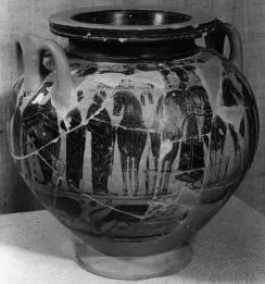 LEBES (ATHENIAN, BLACK-FIGURE)