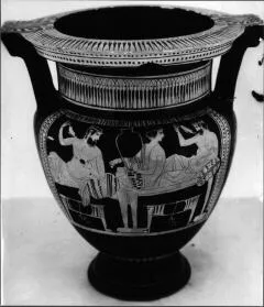 KRATER, COLUMN (ATHENIAN, RED-FIGURE)