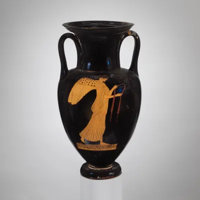 Terracotta Nolan neck-amphora (jar)