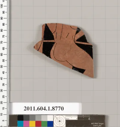 Terracotta fragment of a kylix (drinking cup)