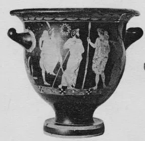 KRATER, BELL (SOUTH ITALIAN, APULIAN, RED-FIGURE)