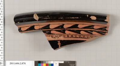 Terracotta fragment of a bell-krater (bowl for mixing wine and water)