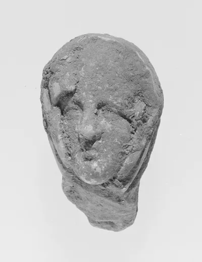 Hooded Female Head