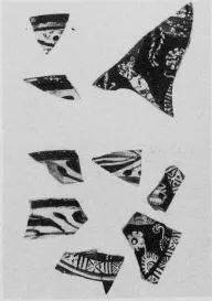 CUP, FRAGMENTS (ETRUSCAN, RED-FIGURE)