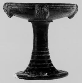 CHALICE (ETRUSCAN, BUCCHERO)
