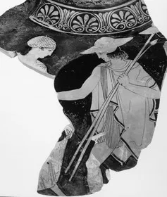 HYDRIA, FRAGMENT (ATHENIAN, RED-FIGURE)