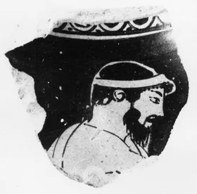CHOUS, FRAGMENT (ATHENIAN, RED-FIGURE)