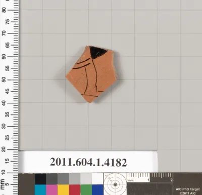 Terracotta fragment of a kylix (drinking cup)