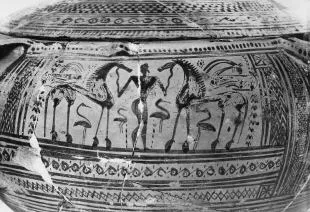 KRATER (ARGIVE GEOMETRIC, SILHOUETTE)