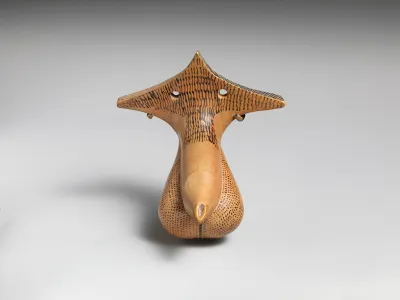 Terracotta vase in the form of a phallus