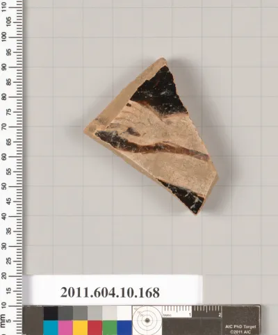 Terracotta fragments of a krater (deep bowl)