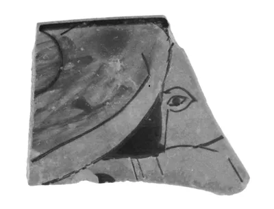 Attic Red-Figure Vase Fragment