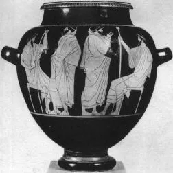 STAMNOS (ATHENIAN, RED-FIGURE)