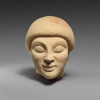 Terracotta head of a youth