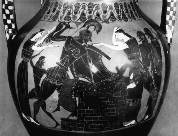 AMPHORA, BELLY, TYPE A (ATHENIAN, BLACK-FIGURE)