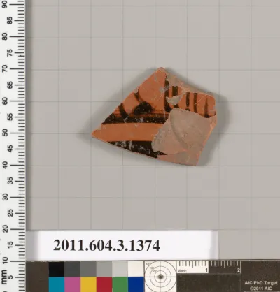 Terracotta fragment of a skyphos (deep drinking cup)