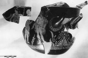 KRATER, BELL, FRAGMENTS (ATHENIAN, RED-FIGURE)