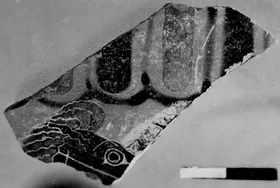 KRATER, COLUMN, FRAGMENT (ATHENIAN, BLACK-FIGURE)