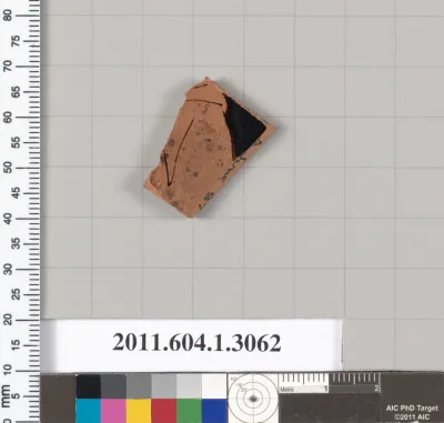 Terracotta fragment of a kylix (drinking cup)