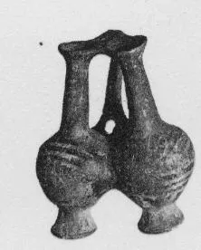 DOUBLE VASE (CYPRIOT, BRONZE AGE, BASE-RING WARE)