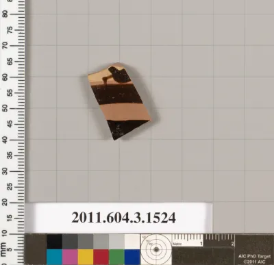 Terracotta fragment of a skyphos (deep drinking cup)