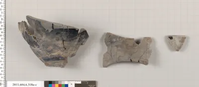 Terracotta fragments of an undetermined shape