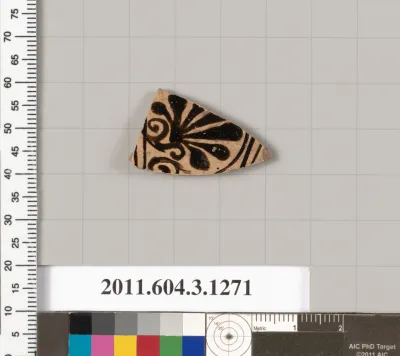 Terracotta fragment of an oinochoe (jug)