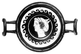 CUP, STEMLESS (SOUTH ITALIAN, GNATHIAN, ADDED COLOUR)