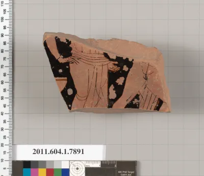 Terracotta fragment of a kylix (drinking cup)