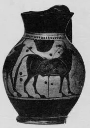 CHOUS (ATHENIAN, BLACK-FIGURE)