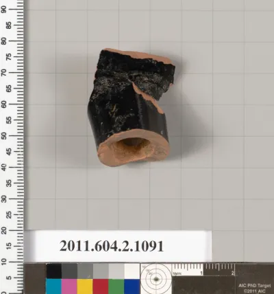 Terracotta fragment of a lekythos (oil flask)