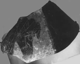AMPHORA, BELLY, TYPE B, FRAGMENT (ATHENIAN, BLACK-FIGURE)