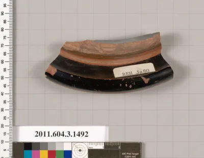 Terracotta fragment of a skyphos (deep drinking cup)