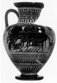 AMPHORA, NECK (ATHENIAN, BLACK-FIGURE)