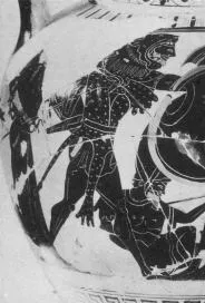 AMPHORA, NECK (ATHENIAN, BLACK-FIGURE)