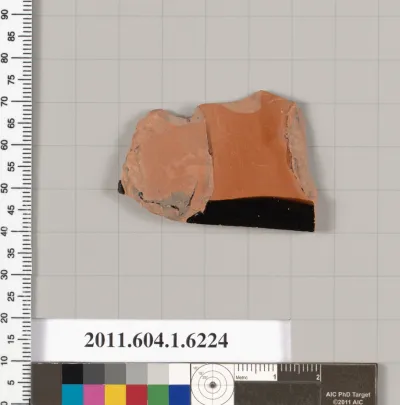 Terracotta fragment of a kylix (drinking cup)