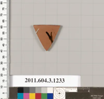 Terracotta rim fragment of a kyathos (cup-shaped ladle)