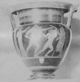 KRATER, COLUMN (ATHENIAN, RED-FIGURE)
