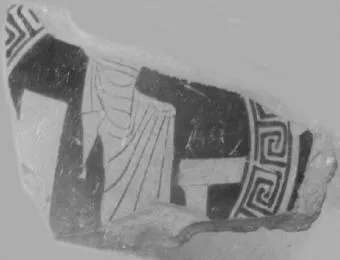 CUP, STEMLESS, FRAGMENT (ATHENIAN, RED-FIGURE)