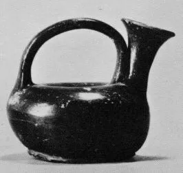 ASKOS (ATHENIAN, BLACK GLAZE)