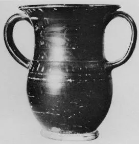 KANTHAROS (ITALIOTE, BLACK GLAZE)