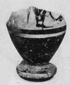 LEKYTHOS, FRAGMENT (ATHENIAN, BLACK-FIGURE)